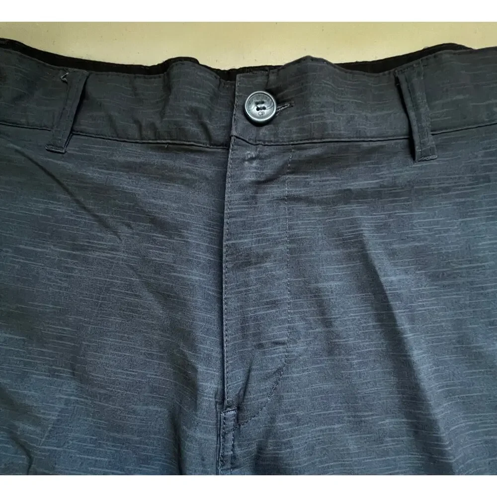 OP Flex 4 Way Stretch Mens Gray Shorts Size 40 Golf Casual Flat Front